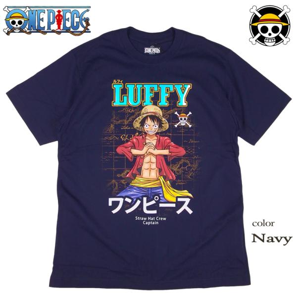 ONE PIECE Tシャツ ワンピース 半袖 ルフィ サンジ ゾロ ナミ ロビン チョッパー ブル...