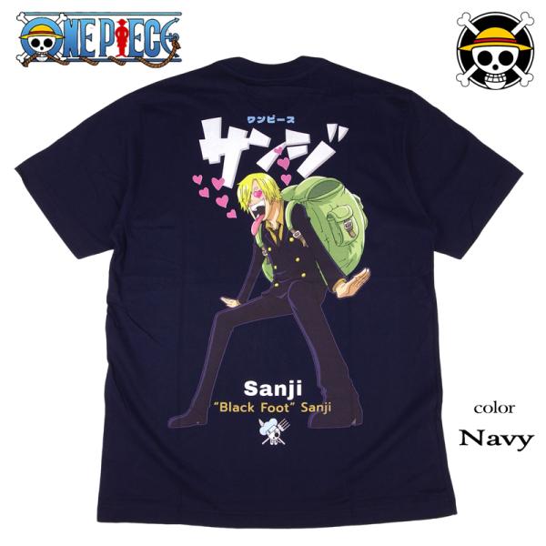 ONE PIECE Tシャツ ワンピース 半袖 ルフィ サンジ ゾロ ナミ ロビン チョッパー ブル...