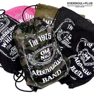 ナップサック リュックサック バッグ かばん プリント