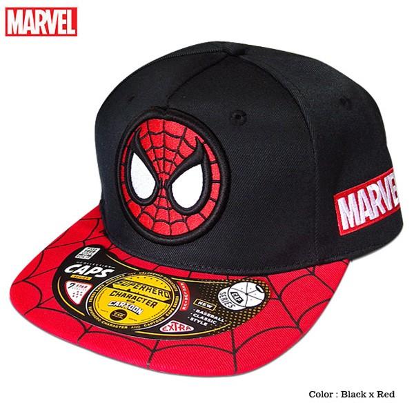 帽子 マーベル MARVEL スパイダーマン ストリートキャップ メンズ ベースボールキャップ アべ...