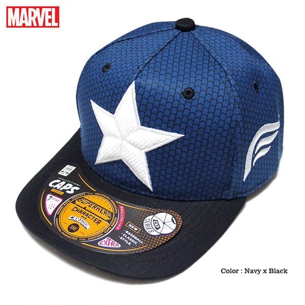帽子 マーベル MARVEL キャプテンアメリカ ストリートキャップ メンズ ベースボールキャップ ...