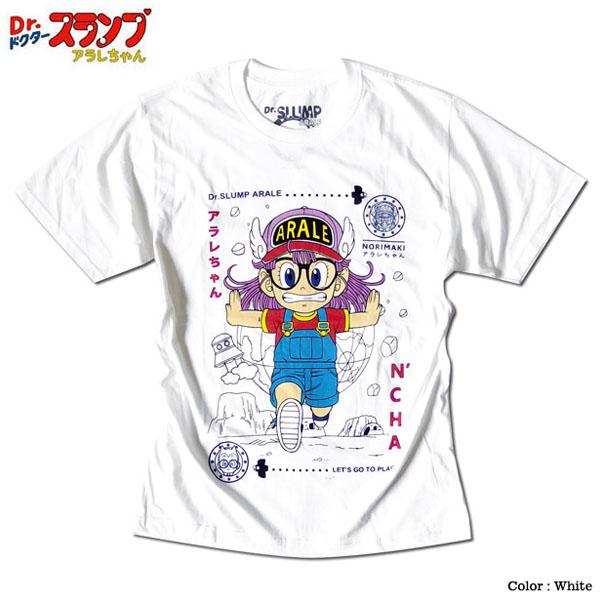 ドクタースランプ アラレちゃん Ｔシャツ メンズ おぼっちゃまん レディース アニメ 半袖 ホワイト...