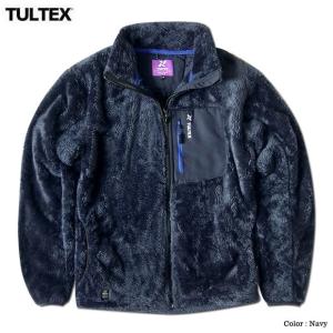 TULTEX ボア フリース ジャケット ブルゾン メンズ 暖かい 防風 ポケット付き アウトドア ...