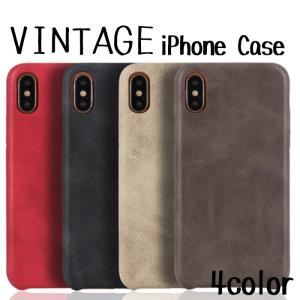 iPhone ケース ヴィンテージレザー調ケース  ヴィンテージケース iPhoneSE2 第2世代 iPhoneX iPhone7 iPhone8 iPhone6 Plus
