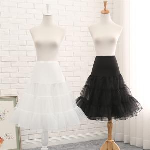パニエ ドレス用 安い 白 黒 ワイヤーなし チュール インナー ペチコート ミドル丈 ブライダル ステージ衣装 ステージ ホワイト