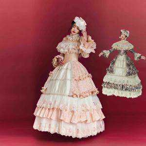 ロココ 貴族ドレス 中世 貴婦人ドレス ステージ 衣装 中世ドレス