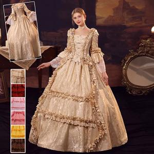 貴族 ドレス ステージ衣装 舞台衣装 オペラ声楽 中世貴族風 お姫様