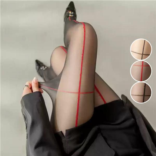 【2足セット】 送料無料 タイツ 黒 ストッキング セクシー 細見え 脚長 着圧 可愛い ギフト バ...