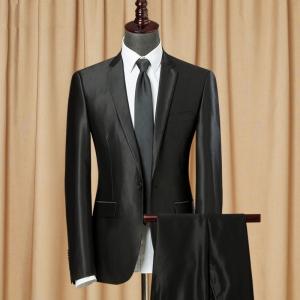 １ボタンスリムスーツ 2ボタンスリムスーツ ビジネススーツ シングル メンズスーツ 紳士服 suit ベスト付き ブラックスーツ メンズ大きいサイズ｜every-store365