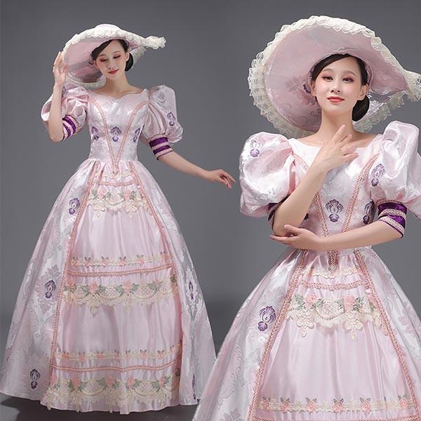 中世 貴婦人ドレス ステージ 衣装 中世ドレス ヨーロッパ 貴族 王族服 ジュリエット カラードレス...