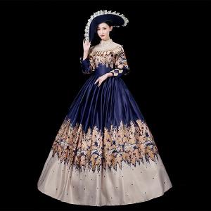 ロココ 貴族ドレス 中世 貴婦人ドレス ステージ 衣装 中世ドレス