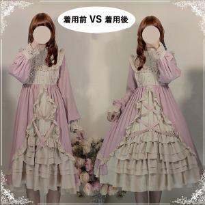 パニエ ロリータ 2本ワイヤーあり 長さ調整可...の詳細画像2