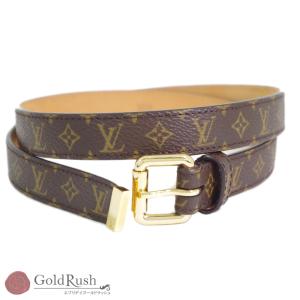 LOUIS VUITTON ルイヴィトン モノグラムライン サンチュールミニ ベルト レディース ブランド【af】【中古】｜everydaygoldrush