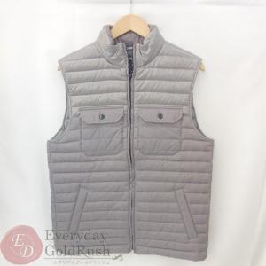 Armani 並行輸入品 Exchange アルマーニ エクスチェンジ ベスト メンズ アウター グレー Mi Mサイズ 軽い 中古 前ファスナー
