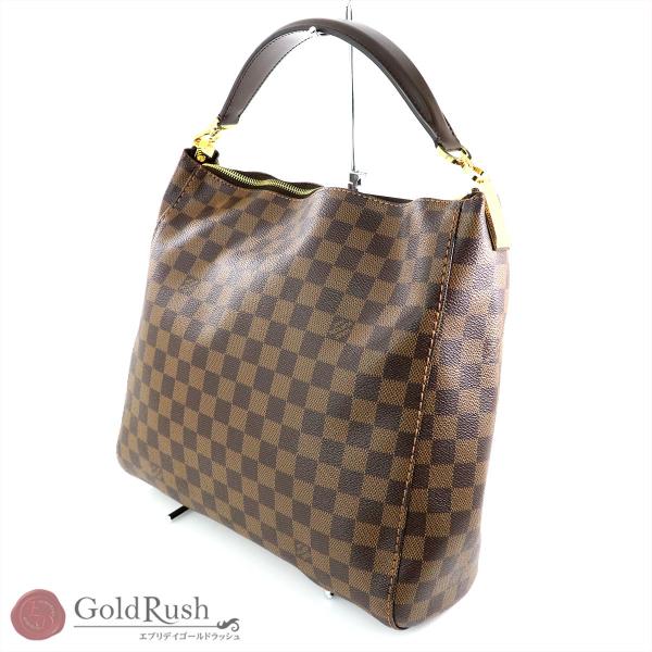 ルイヴィトン LOUIS VUITTON ダミエ ダミエ・キャンバス ポートベローPM ハンドバッグ...