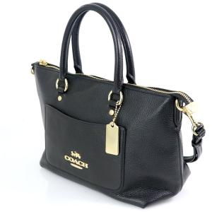 コーチ COACH ブラック レザー ハンドバッグ F31466 ハンドバッグ レディース 2way 斜め掛け【zo】【中古】｜everydaygoldrush