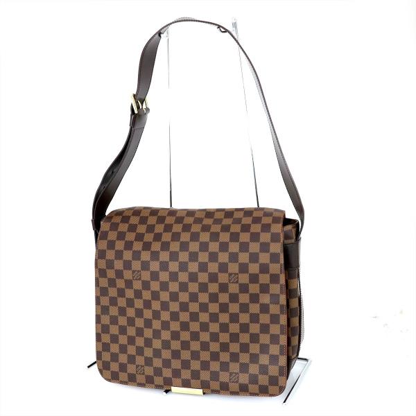 ルイヴィトン Louis Vuitton ダミエ　ブラウン レザー バスティーユ　M45258 ショ...