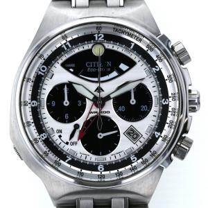 シチズン CITIZEN エコドライブ プロマスター AV0030-51A ソーラー シルバー 文字盤 3針式 メンズ 腕時計 【mo】【中古】｜everydaygoldrush