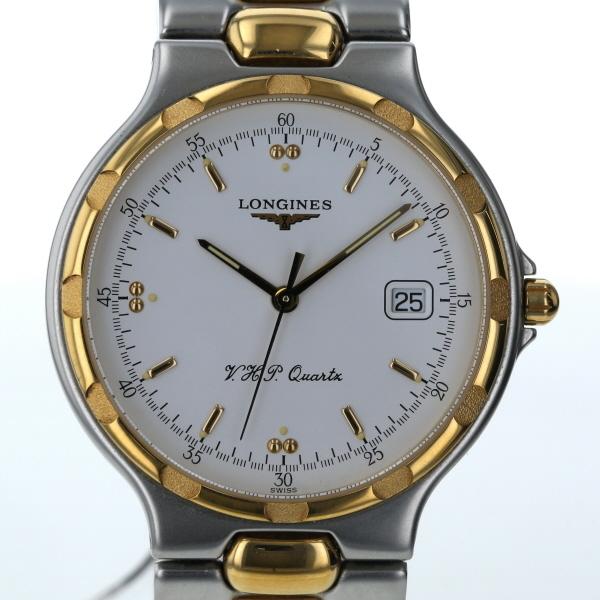 ロンジン LONGINES コンクエスト クォーツ L1.613.3 クオーツ ホワイト 文字盤 3...