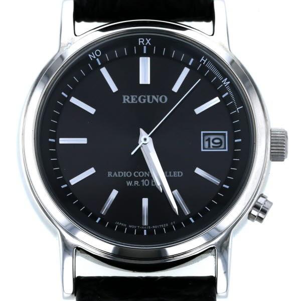 シチズン CITIZEN REGNO レグノ 電波 H415-R004727 クオーツ ブラック 文...