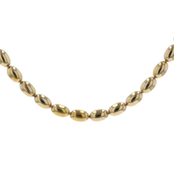 balestra バレストラ K18YG イエローゴールド ネックレス オーバル ボール 球 チェー...