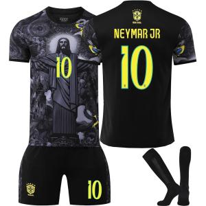 ブラジル代表 ブラックサッカーユニフォームセッ...の詳細画像4