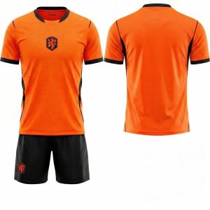 2026 オランダ代表 ホームユニフォーム 4 番ファン・ダイク 21 番デ・ヨン デペイ サッカーユニフォーム