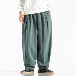 ワイドパンツ メンズ ガウチョパンツ バギーパ...の詳細画像4