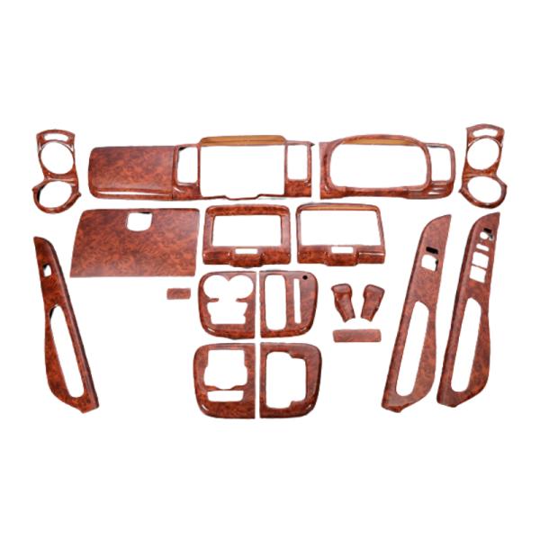 (茶木目調) インテリアパネル 19P エブリイワゴン / バン DA17系 REIZ IP-DA1...