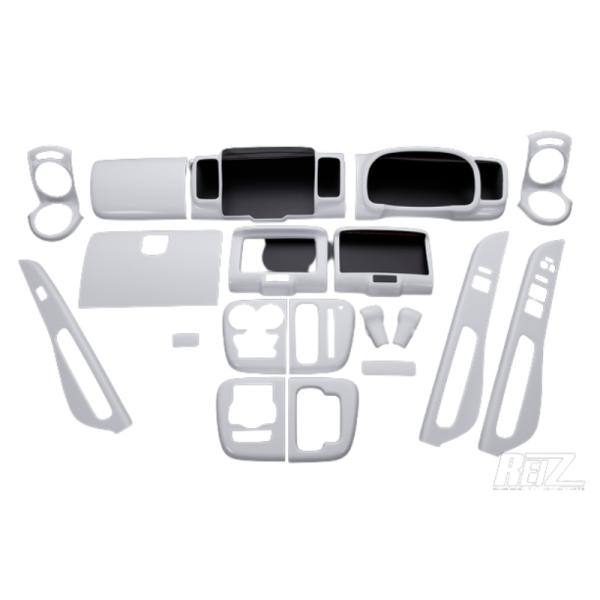 (ホワイト) インテリアパネル 19P エブリイワゴン / バン DA17系 REIZ IP-DA1...