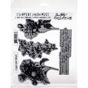 Tim Holtz Cling Stamps 7X8.5-Flower Shop 平行輸入の商品画像