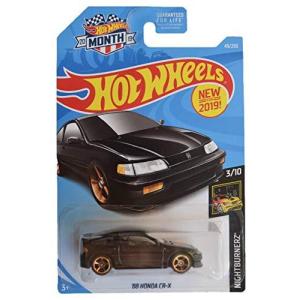 Hot Wheels Nightburnerz 3/10 [Black]'88 Honda CR-X 49/250 2019 Month Card