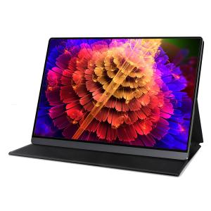 EVICIV 4K 15.6インチ sRGB100%色域 非光沢画面 モバイルモニター モバイルディスプレイ miniHDMI/USB Type-C 高精細画質 3年保証 カバー/日本語説明書付