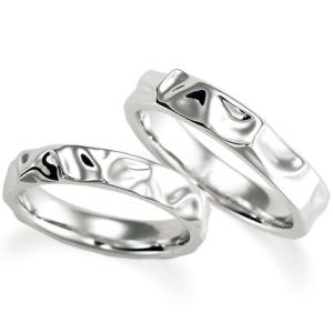 ペアリング(2本セット) 結婚指輪 マリッジリング 結婚記念 プラチナ900 《Nourish M0966》 日本製｜evj-cc