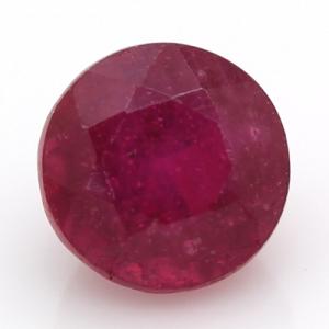 【処分特価】ミャンマー産 天然ルビー 0.73ct コランダム ルース 宝石 裸石 7月誕生石【ソー...