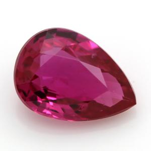 【デビューセール】ミャンマー産 天然ルビー 0.76ct コランダム ルース 宝石 裸石 7月誕生石【 ソーティングメモ付き】｜evj-cc