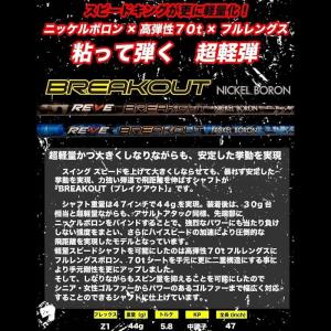 ゴルフ レーヴ ブレイクアウト シャフト ゼク...の詳細画像1
