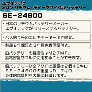24V 60Ah リチウムバッテリー SE-2...の詳細画像2