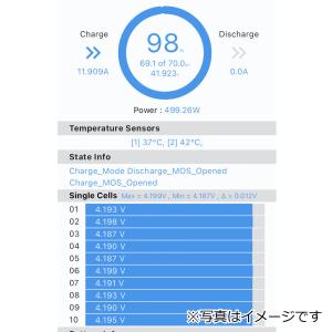 24V 70Ah ディープサイクルバッテリー ...の詳細画像3