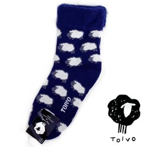 TOIVO モコモコソックス シープ ネイビー M