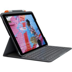 ロジクール iPad(第7世代)用 Bluetoothキーボードケース(グラファイト) Logicool SLIM FOLIO IK1055BK