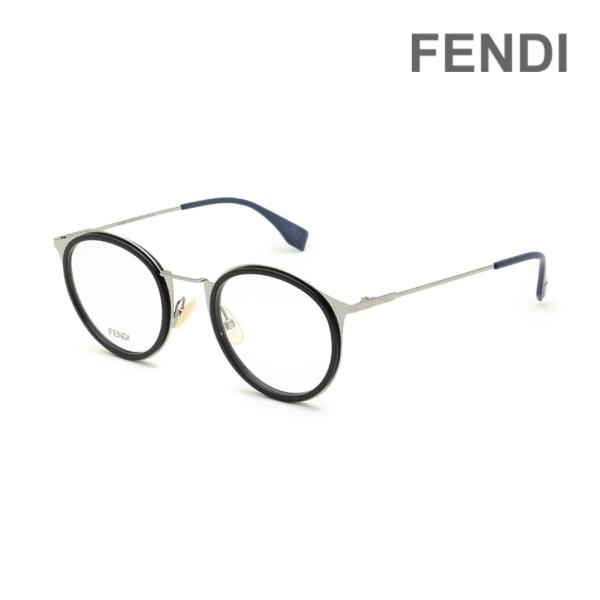 FENDI フェンディ メガネ フレーム FF M0023 284 48 ブラック ノーズパッド メ...