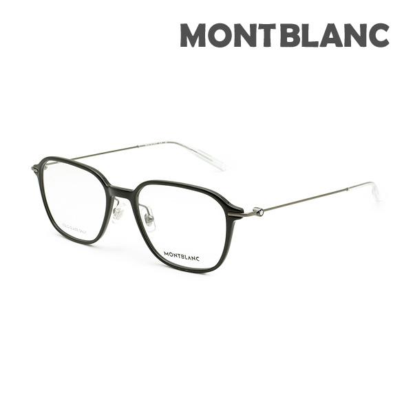 国内正規品 モンブラン メガネ 眼鏡 フレーム のみ MB0207O-001 52 ブラック ノーズ...