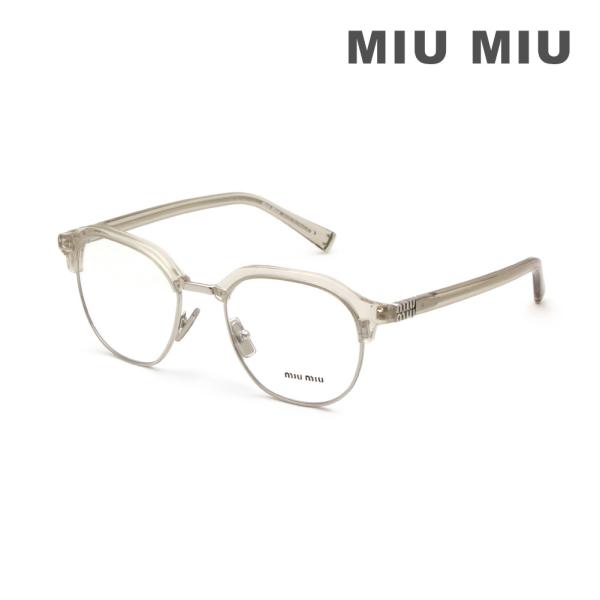 MIU MIU ミュウミュウ 眼鏡 フレーム のみ MU10XV 12U1O1 50 グレー ノーズ...