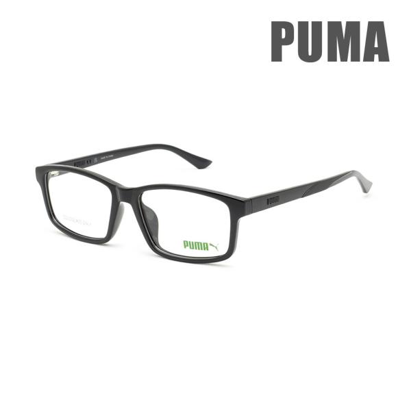 国内正規品 PUMA プーマ 眼鏡 フレーム のみ PE0192OA-001 ブラック アジアンフィ...