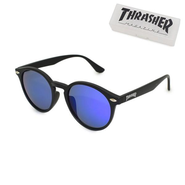 国内正規品 THRASHER サングラス CIELO シエロ 1021-BK-BL メンズ レディー...