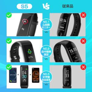 スマートウォッチ スマートブレスレット 腕時計...の詳細画像4