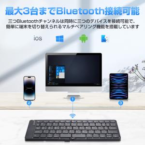 Bluetooth キーボード 折りたたみ 日...の詳細画像3
