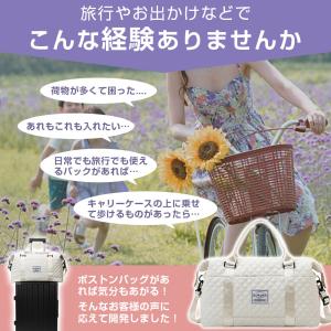 【肩パッド付き】ボストンバッグ レディース メ...の詳細画像1