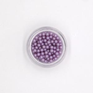 3mm カラーパール 紫 レシピ 手芸 デコ ...の詳細画像2